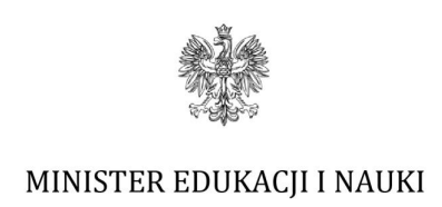 Dyplom uznania Ministra Edukacji i Nauki dla naszej szkoły